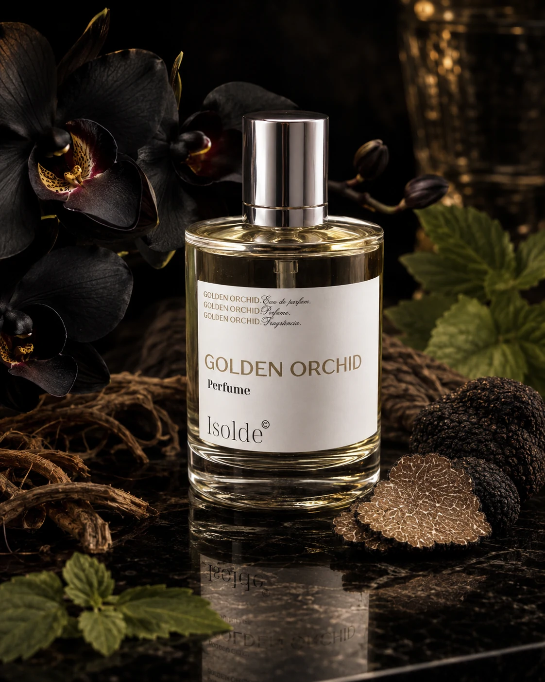 Golden Orchid by Isolde